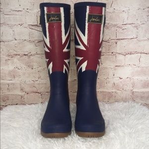 union jack rain boots